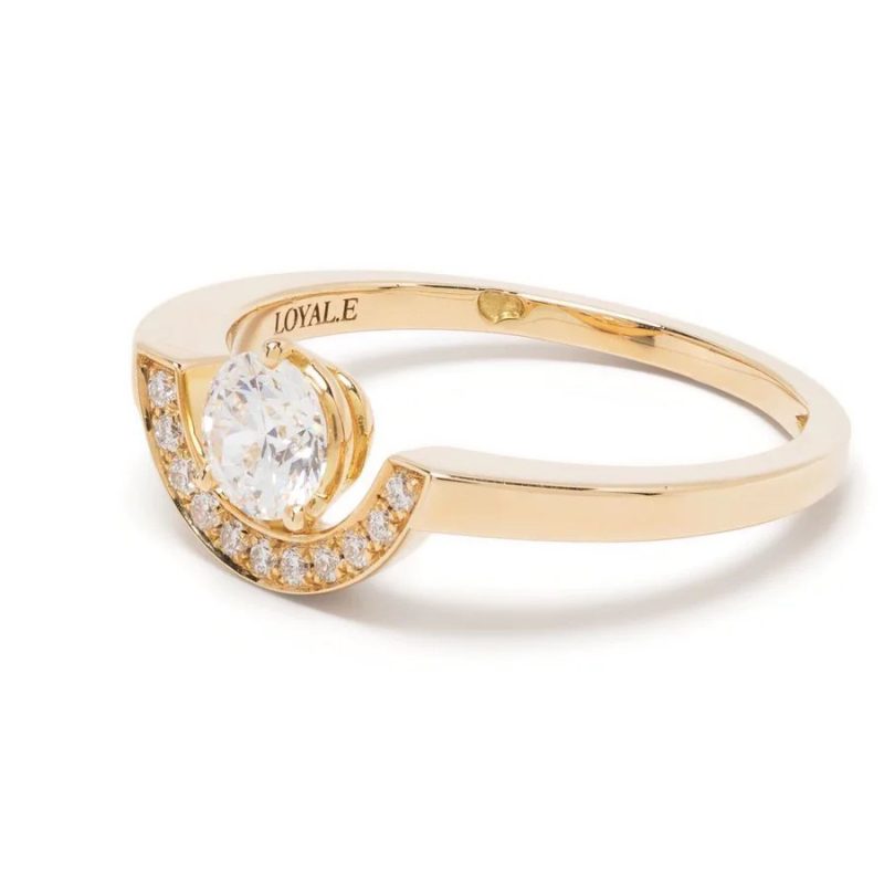 Bague_Intrepide_petit_arc_0.5ct_pavee_-_Or_jaune_18k_-_diamant_ethique_-_Loyale_Paris