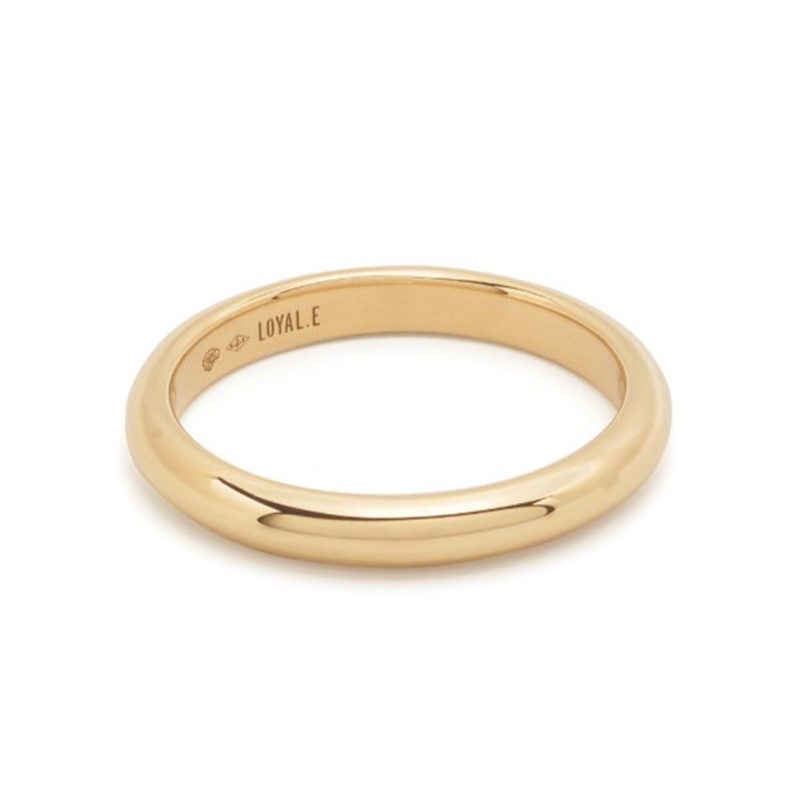 Union ring Absolu.e Half-band 3mm - 18k yellow gold 1