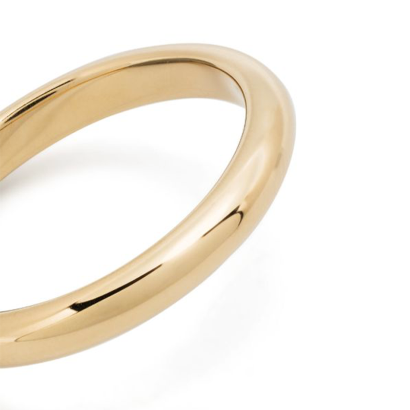 Union ring Absolu.e Half-band 3mm - 18k yellow gold 2