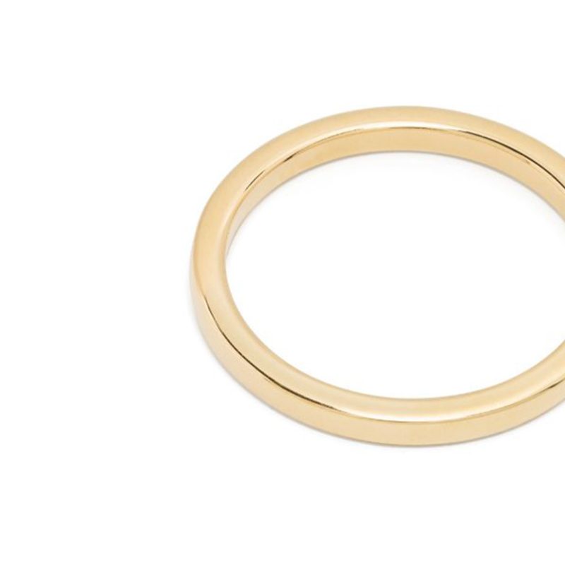 Union ring Absolu.e Ribbon 2mm - 18k yellow gold 4